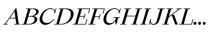 Seraphine Text Medium Italic Font UPPERCASE