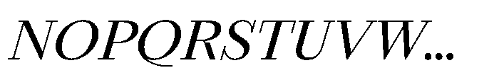 Seraphine Text Medium Italic Font UPPERCASE