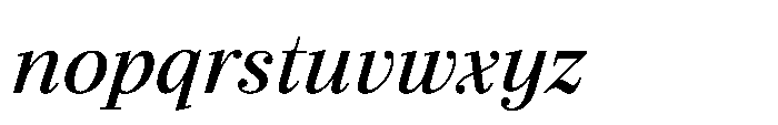 Seraphine Text Medium Italic Font LOWERCASE