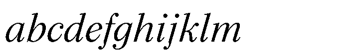 Seraphine Text Regular Italic FONT
