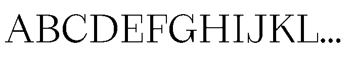 Seraphine Text Regular Font UPPERCASE