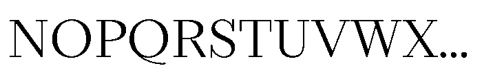 Seraphine Text Regular Font UPPERCASE