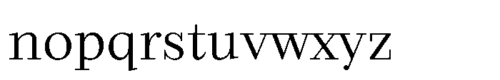 Seraphine Text Regular Font LOWERCASE