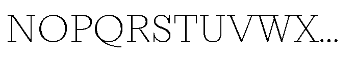 Seraphine Text Thin Font UPPERCASE