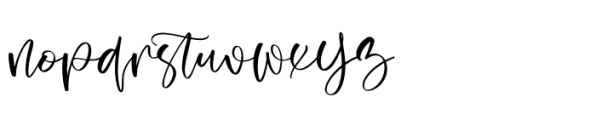Seraphy Blossom Regular Font LOWERCASE