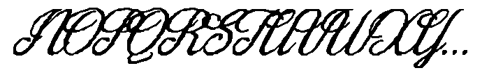 Seratonin Inkbleed Font UPPERCASE