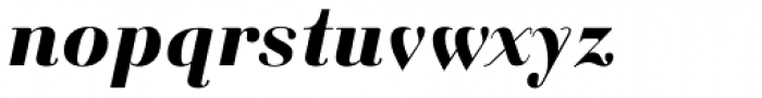 Seravee Black Italic Font LOWERCASE