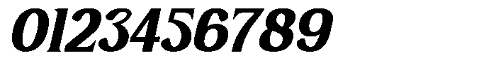 Serelia Bold Italic Font OTHER CHARS