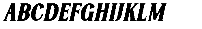 Serelia Bold Italic Font UPPERCASE