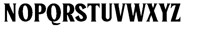 Serelia Bold Font UPPERCASE