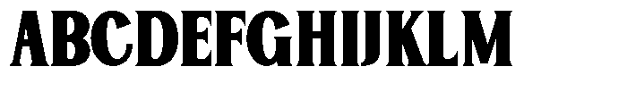 Serelia Extra Bold Font UPPERCASE