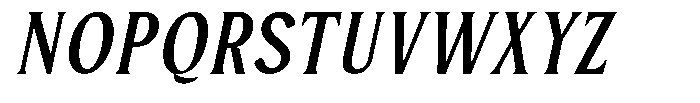 Serelia Italic Font UPPERCASE