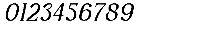 Serelia Light Italic Font OTHER CHARS