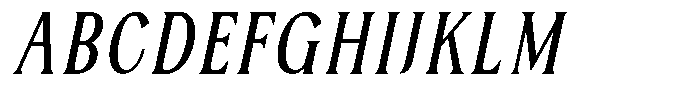 Serelia Light Italic Font UPPERCASE
