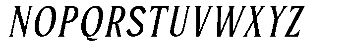 Serelia Light Italic Font UPPERCASE