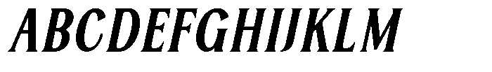 Serelia Medium Italic Font UPPERCASE