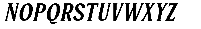 Serelia Medium Italic Font UPPERCASE