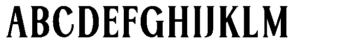 Serelia Medium Font UPPERCASE
