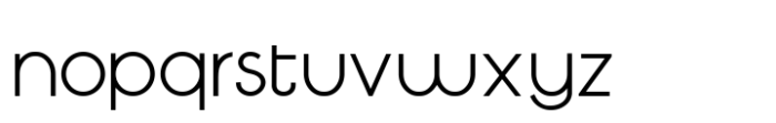 Serenata Vantages Regular Font LOWERCASE