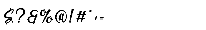 Serenive Font OTHER CHARS