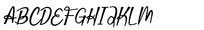 Serenive Font UPPERCASE