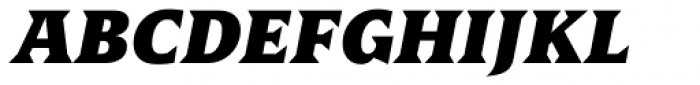 Sergio FY Black Italic Font UPPERCASE