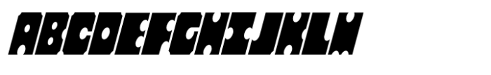 Sergury Tall Oblique Font UPPERCASE