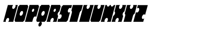 Sergury Tall Oblique Font UPPERCASE