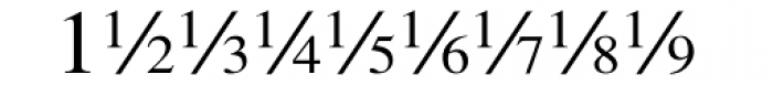 Seri Fractions Plain Font OTHER CHARS