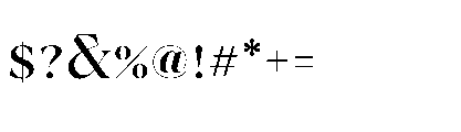 Sericate Font OTHER CHARS