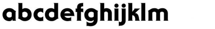 Serif Gothic Heavy Font LOWERCASE