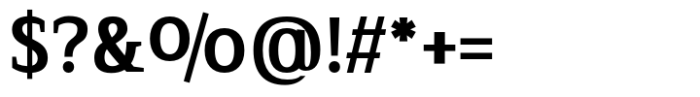 Serif Modern Bold Font OTHER CHARS