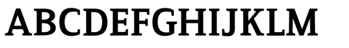 Serif Modern Heavy Font UPPERCASE