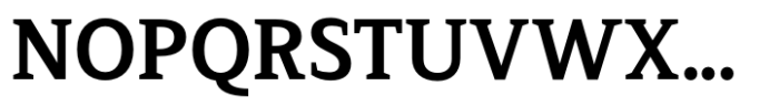 Serif Modern Heavy Font UPPERCASE
