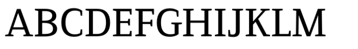 Serif Modern Medium Font UPPERCASE