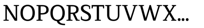 Serif Modern Medium Font UPPERCASE