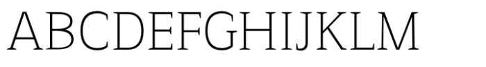 Serif Modern Thin Font UPPERCASE