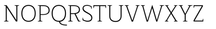 Serif Modern Thin Font UPPERCASE