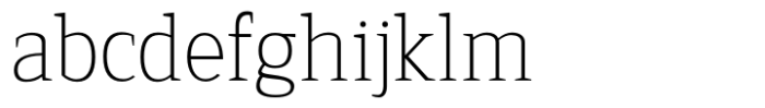 Serif Modern Thin FONT