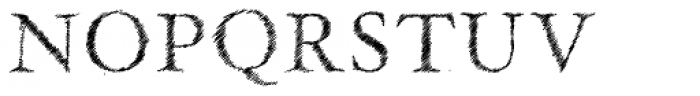Serif Sketch Regular Font UPPERCASE