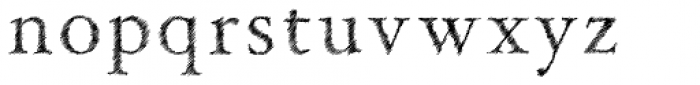 Serif Sketch Regular Font LOWERCASE