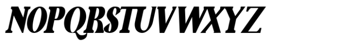 SerifClub Black Italic Font UPPERCASE