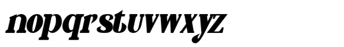 SerifClub Black Italic Font LOWERCASE