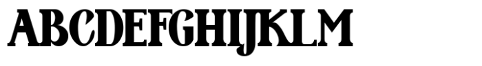 SerifClub Black Font UPPERCASE