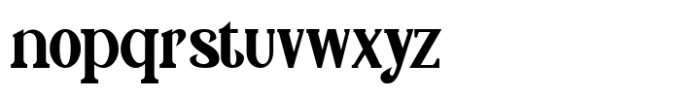 SerifClub Bold Font LOWERCASE