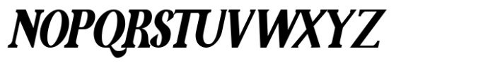 SerifClub Extra Bold Italic Font UPPERCASE