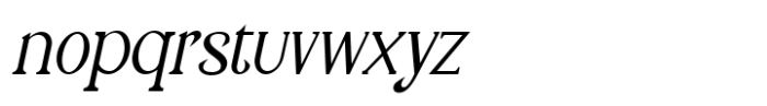 SerifClub Italic Font LOWERCASE