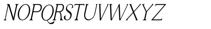 SerifClub Light Italic Font UPPERCASE