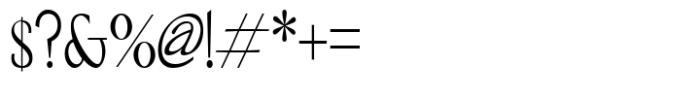 SerifClub Light Font OTHER CHARS