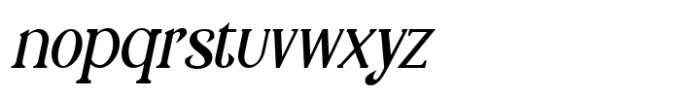 SerifClub Medium Italic Font LOWERCASE